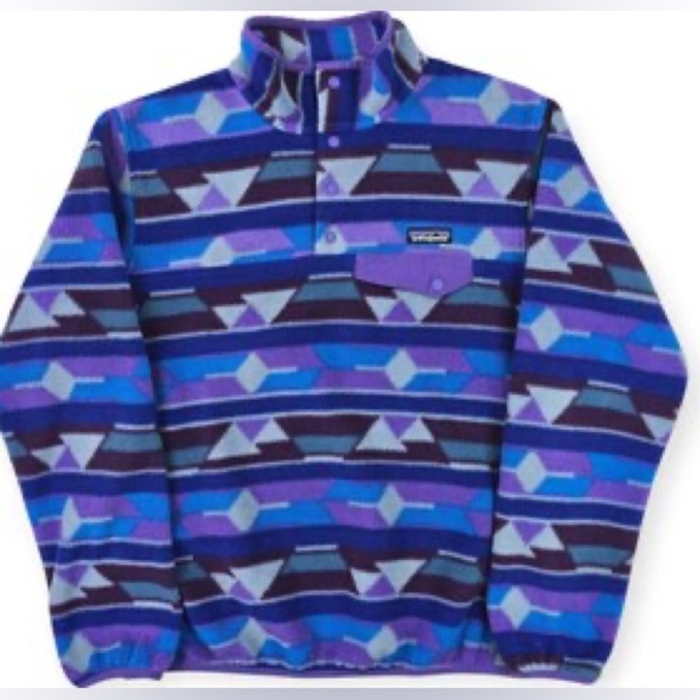 Patagonia Synchilla Lightweight Snap-T Fleece Pullover - Women's; size S; EUC